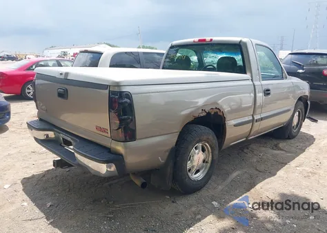 2001 GMC Sierra 1500 Sl из США, поврежденный, VIN 1GTEC14W61Z195813